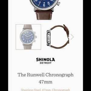 Men’s shinola watch used